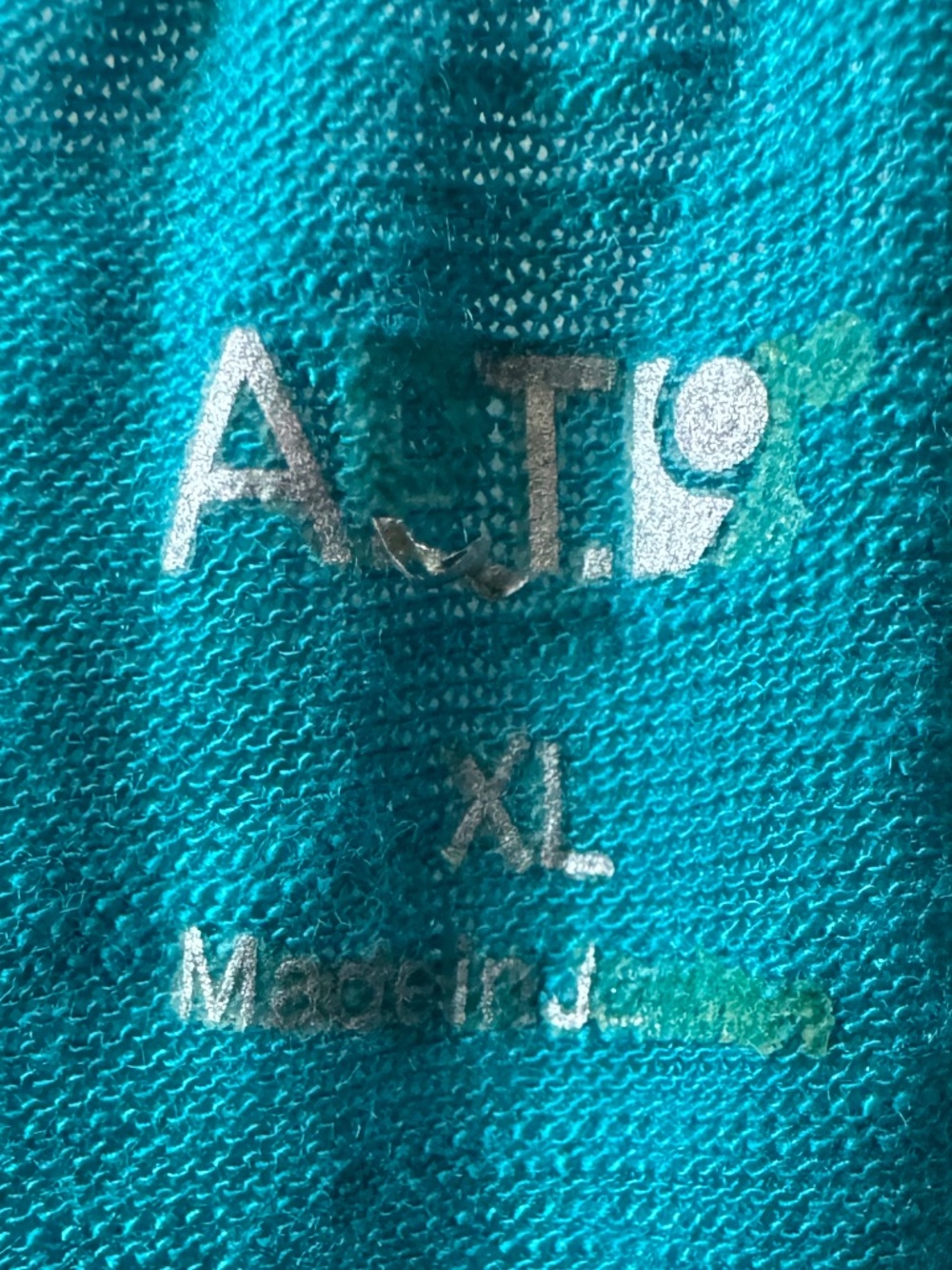 Apt 9 Teal Butterfly Sleeve Top - Picture 5 of 6